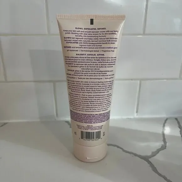 European Wax Center EWC Slow Body Polish Fragrance Free 6.7 fl oz NEW - Picture 2 of 3